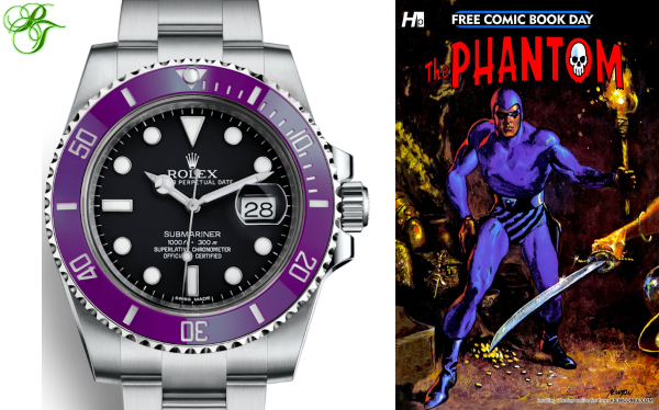 ROLEX SUBMARINER PHANTOM BLACK DIAL PURPLE BEZEL