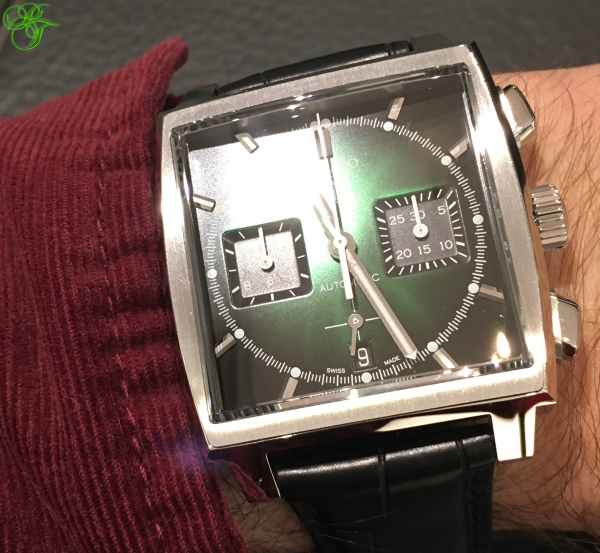 TAG Heuer Monaco Green Dial Limited Edition Calibre 02