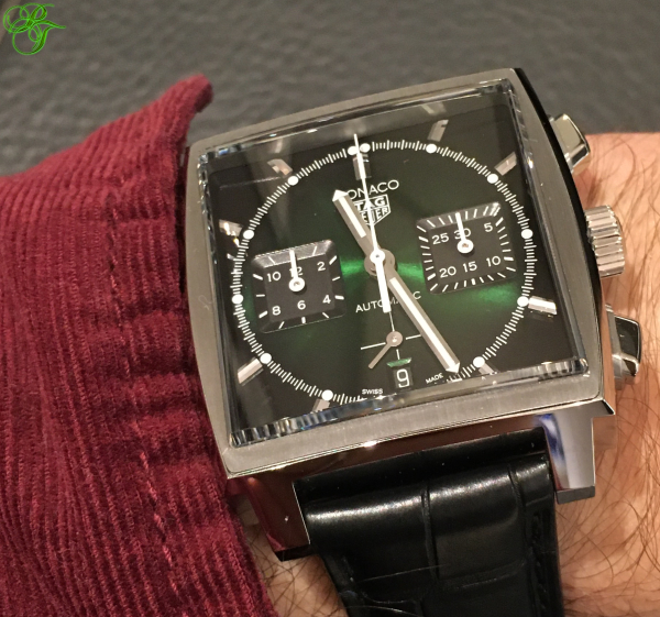 TAG Heuer Monaco Green Dial Limited Edition Calibre 02