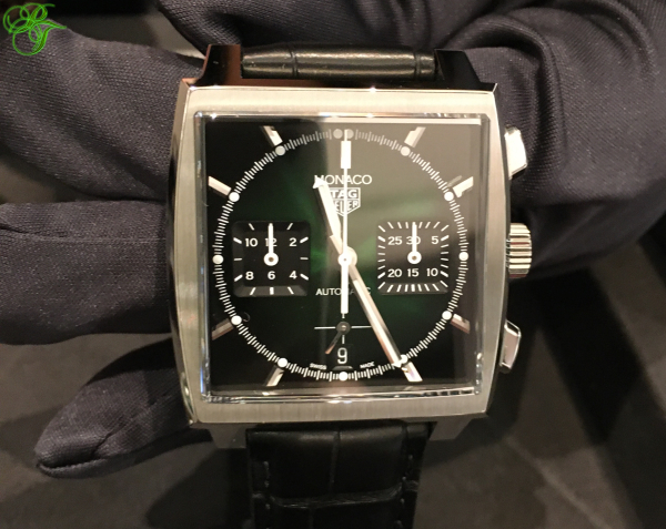 TAG Heuer Monaco Green Dial Limited Edition Calibre 02